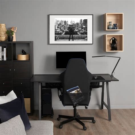 ikea desk black|ikea black desk computer.